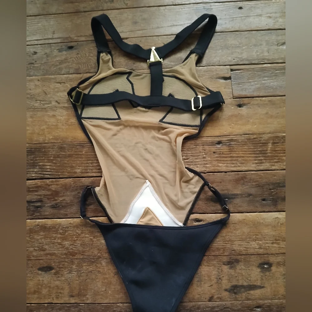 Pacific AND Driftwood Le CHEVALIER Swimsuit FESTIVAL WEAR New RaRe